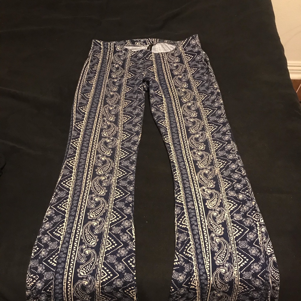 Patterned Bell Bottoms